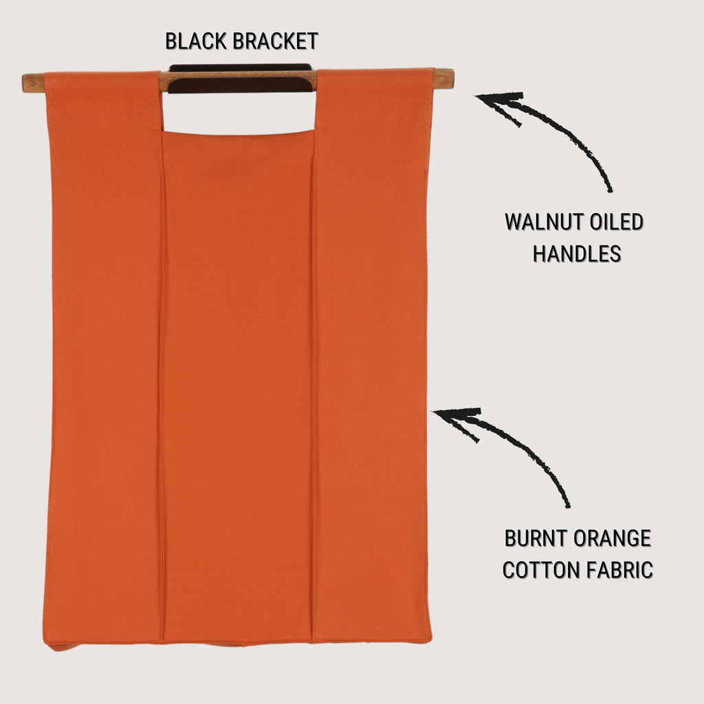 Wall Hanging Laundry Basket - Cotton