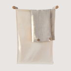 Wall Hanging Laundry Basket With Poles - Cotton