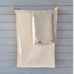 Wall Hanging Laundry Basket With Poles - Cotton