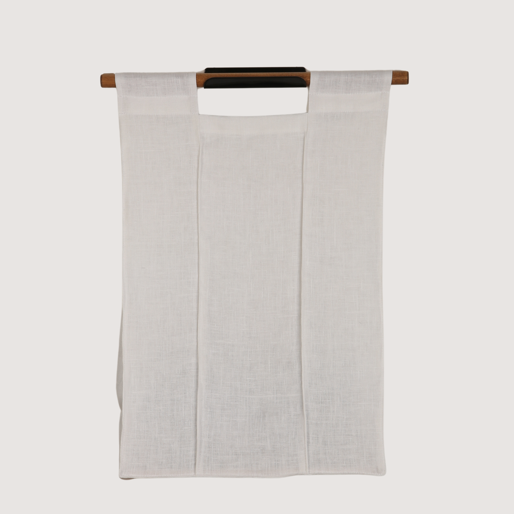 Wall Hanging Laundry Basket - Linen