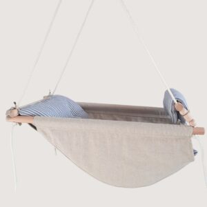 Baby Swing - Linen Hammock - Boho Kids Hammock - Baby Shower Gift - pumpurshop