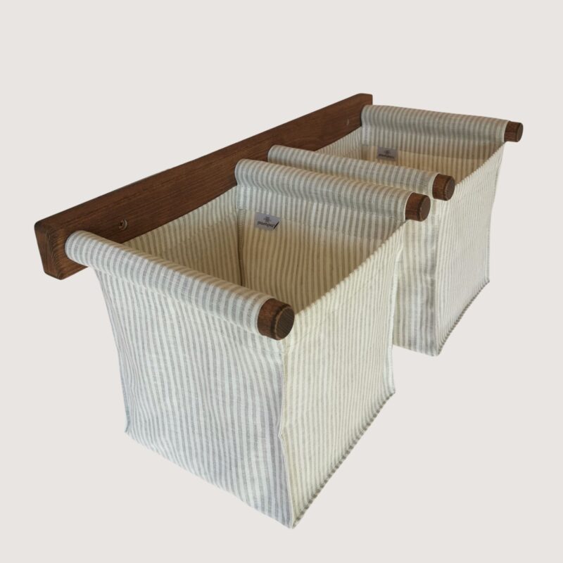 Handcrafted Storage Basket - Bathroom Organizer - pumpurshop