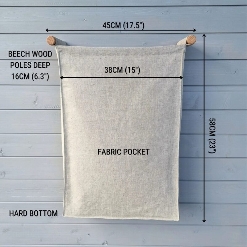 Laundry Organizer - Hamper With Lid - Wall Mounted Storage - pumpurshop