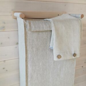 Linen Hamper With Lid - Laundry Sorter - pumpurshop