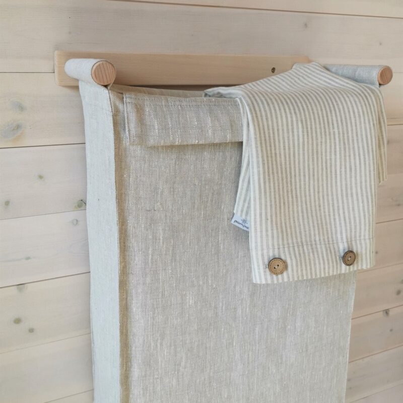 Linen Hamper With Lid - Laundry Sorter - pumpurshop