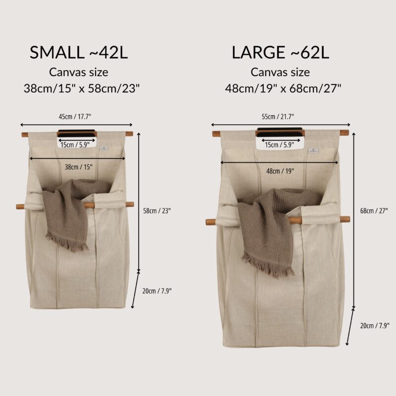 Large basket - small landry basket