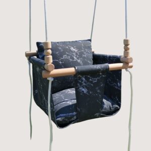 Baby and toddler swing chair for indoor use