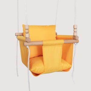 Natural Beech Wood Baby Hanging Swing