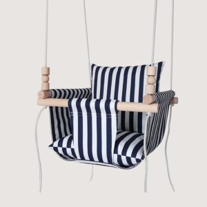 Baby swing with chunky beads