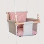 Hanging outdoor baby swing for nursery