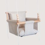Outdoor hanging toddler swing for tree branch