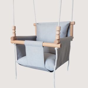 Hanging baby swing for outdoor use
