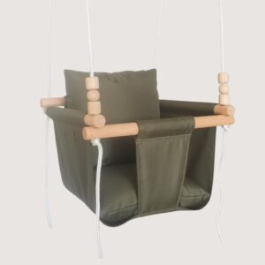 Toddler Hanging Swing with Soft Pillows